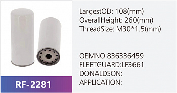 Фильтр масляный RF-2281 (1/)