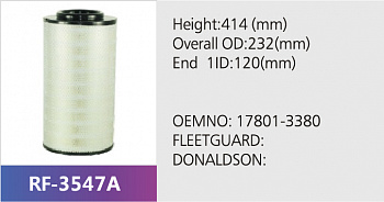 Фильтр воздушный RF-3547AB (1/)