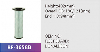 Фильтр воздушный RF-3658B (1/)