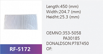 Фильтр салона RF-5172 (1/)