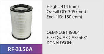 Фильтр воздушный RF-3156A (1/)