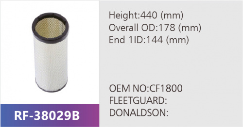 Фильтр воздушный RF-38029AB (1/)
